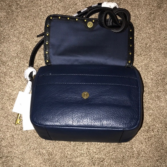 Fossil Aria Color-block Small Studded Crossbody - Picture 5 of 8